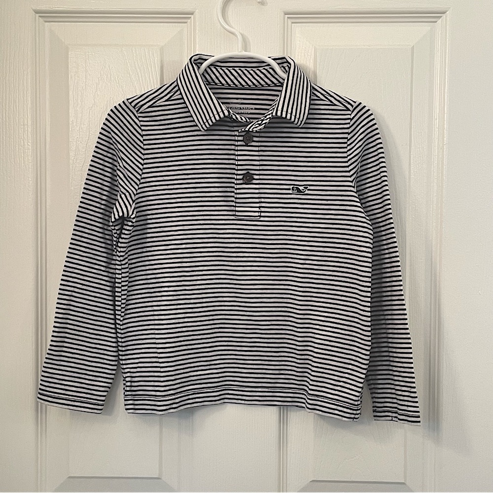 Vineyard Vines 4T boys long sleeve polo